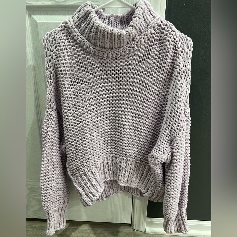 Free people chunky knit sweater